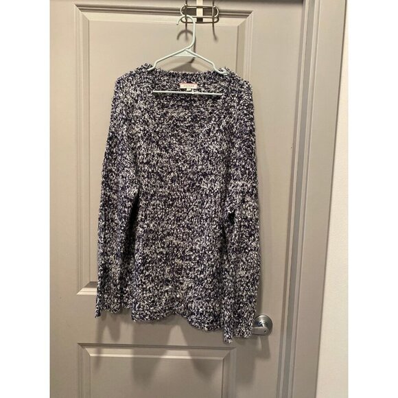 Andrée by Unit 1X Black & White V-Neck Sweater – EUC - Picture 1 of 5